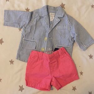 Baby boy jacket and shirts